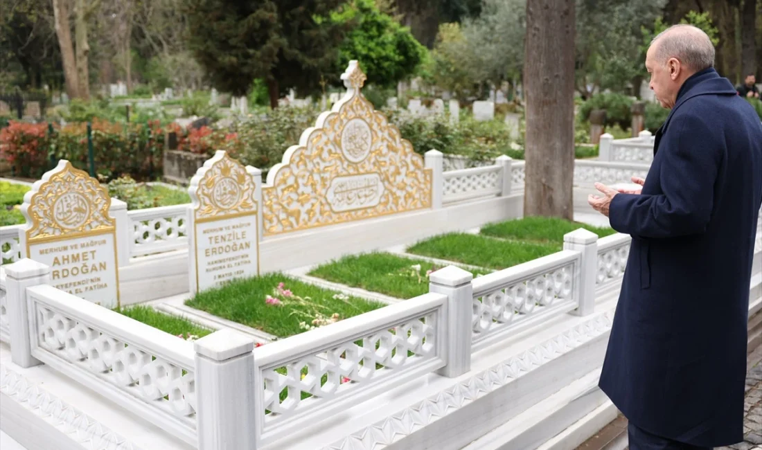 Ramazan Bayramı’nın son gününde Cumhurbaşkanı Recep Tayyip Erdoğan, İstanbul’daki Karacaahmet