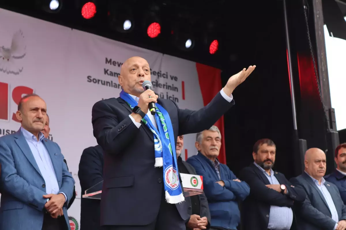 RİZE'de 1 Mayıs Emek ve Dayanışma Günü, 15 Temmuz Demokrasi