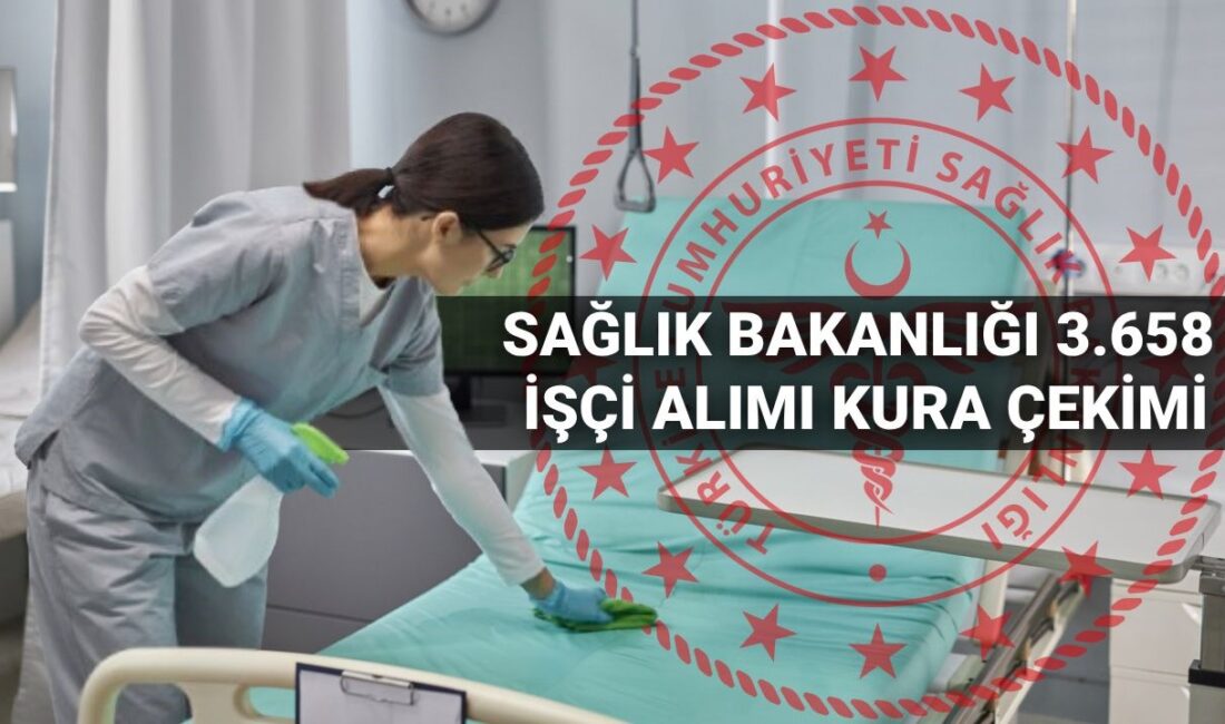 Sağlık Bakanlığı'nın 2025 yılı kapsamında gerçekleştireceği 3.658 işçi alımı süreci