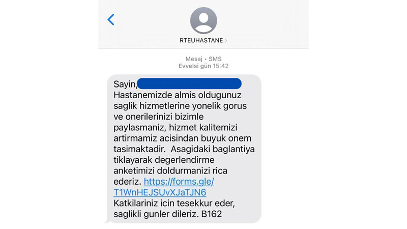 Rize İl Sağlık Müdürlüğü, sağlık hizmetlerinin kalitesini artırmak amacıyla hastaların