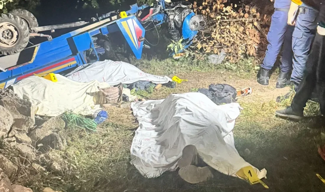 Ordu’nun Ünye ilçesinde tarım aracının uçuruma yuvarlanması sonucu aynı aileden