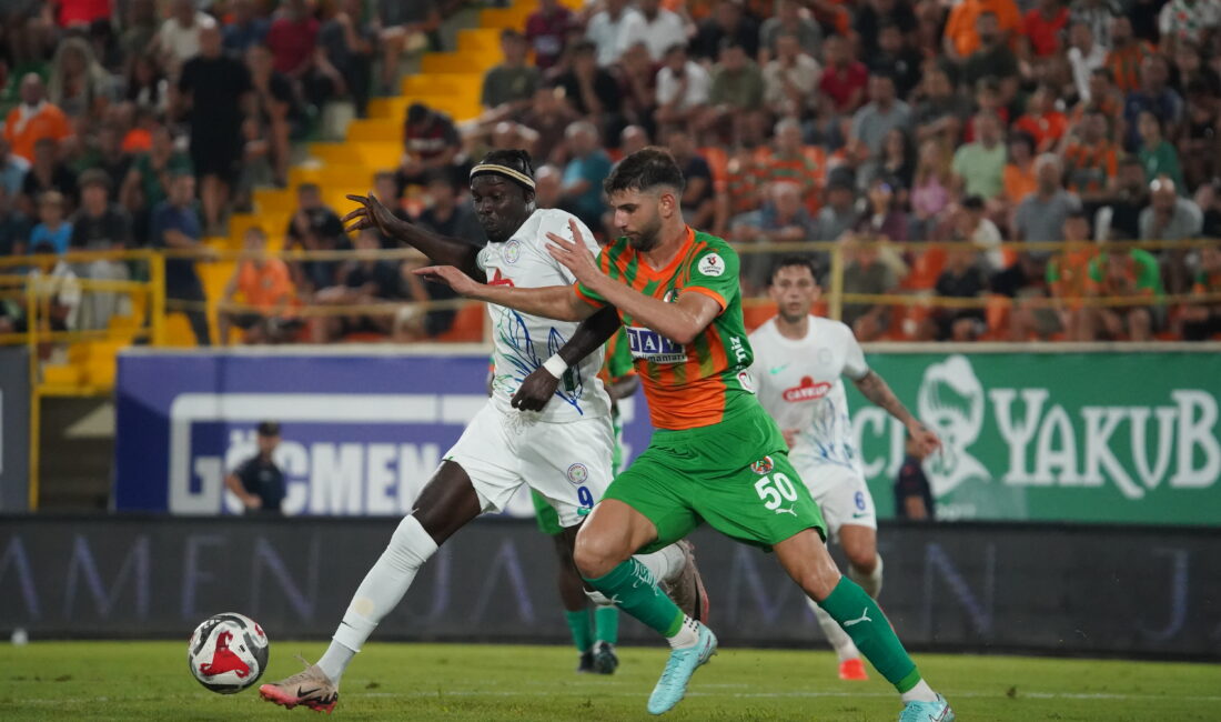 Trendyol Süper Lig'in 2. haftasında Corendon Alanyaspor ile Çaykur Rizespor