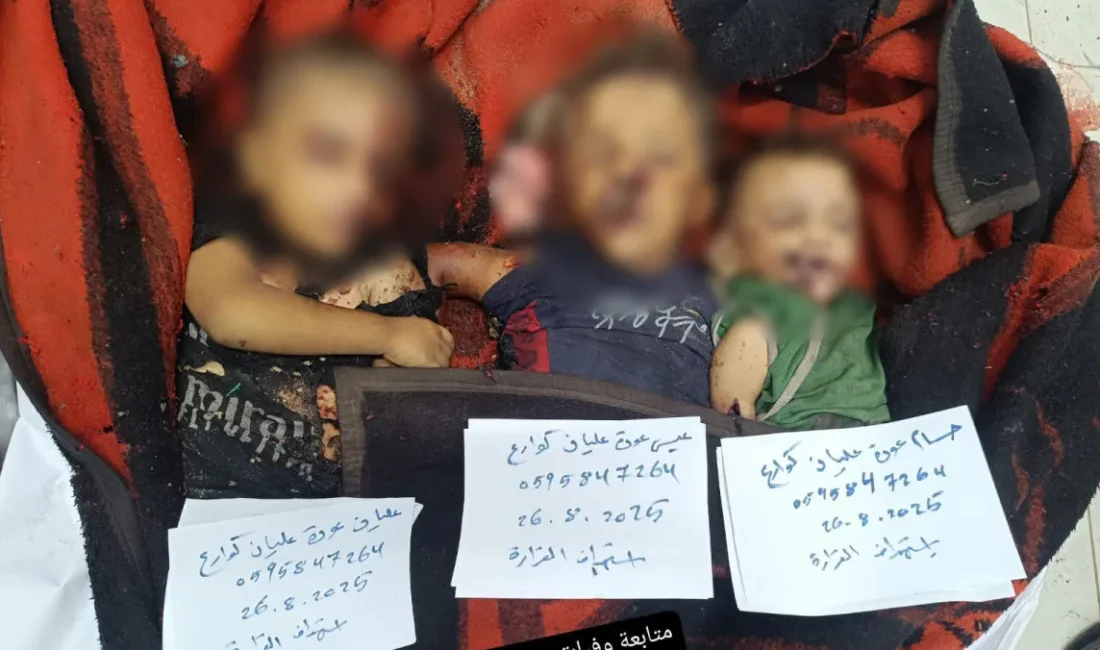 İsrail’in Gazze’ye düzenlediği saldırılarda aynı aileden 3 çocuk ile anne