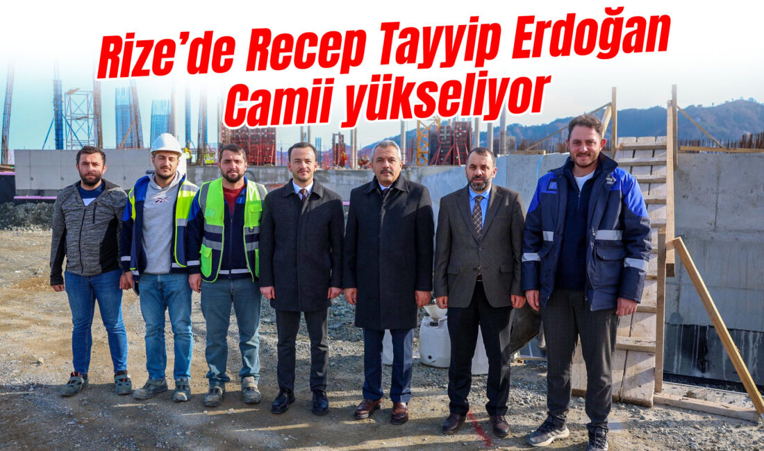 Rize Valisi İhsan Selim Baydaş, Millet Bahçesi içerisinde yükselen Recep