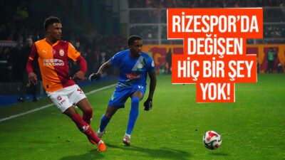 Trendyol Süper Lig'in 21. haftasında Galatasaray, deplasmanda Çaykur Rizespor'u 3-0