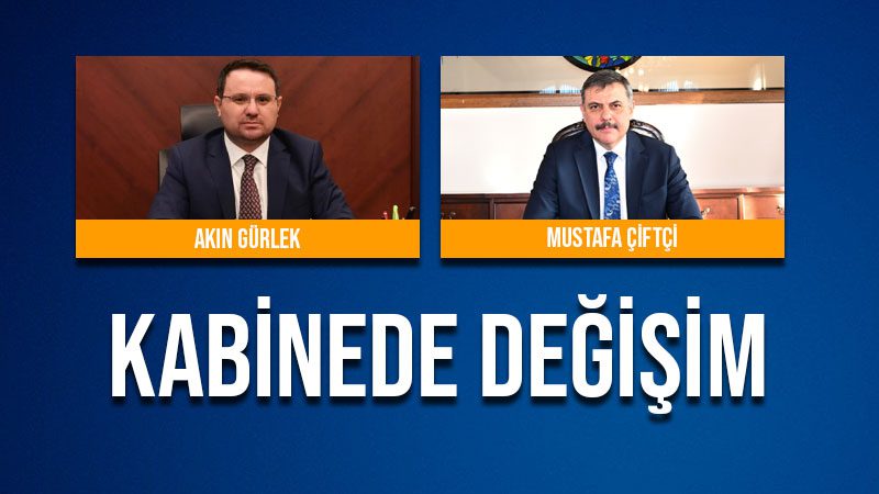 Resmi Gazete'de yayımlanan kararla Adalet Bakanlığına Akın Gürlek, İçişleri Bakanlığına