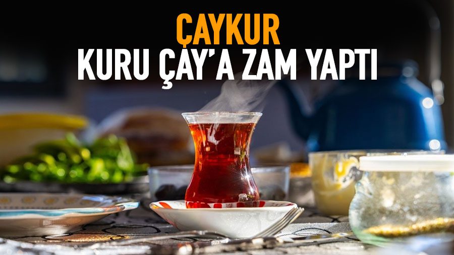 Çay İşletmeleri Genel Müdürlüğü, kuru çay fiyat listelerinde ortalama yüzde