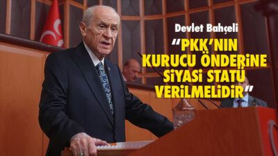 Milliyetçi Hareket Partisi Genel Başkanı Devlet Bahçeli partisinin grup toplantısında
