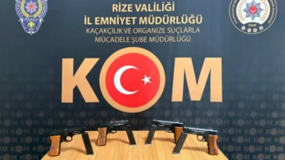 Rize İl Emniyet Müdürlüğü tarafından gerçekleştirilen kapsamlı operasyonlarda çok sayıda