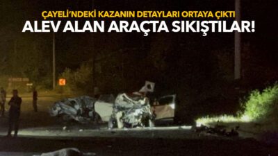 Rize’nin Çayeli ilçesinde meydana gelen, 3 genç kadının hayatını kaybettiği