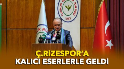 Çaykur Rizespor'da İbrahim Turgut'un görevi bırakmasının ardından tek aday olan