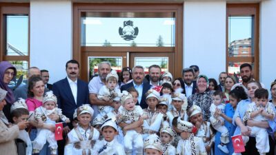 Rize'de Sultan II. Bayezid Vakfiyesi kapsamında düzenlenen toplu sünnet töreninde