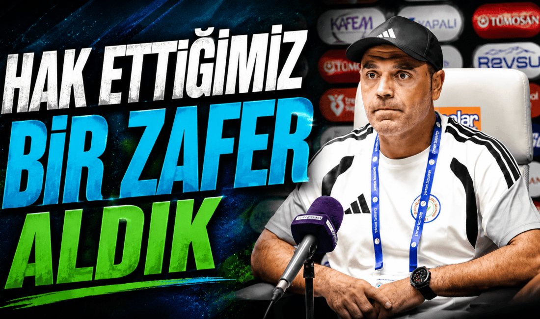 Çaykur Rizespor Yardımcı Antrenörü Ekrem Dağ, 1-0 kazanılan Konyaspor maçının