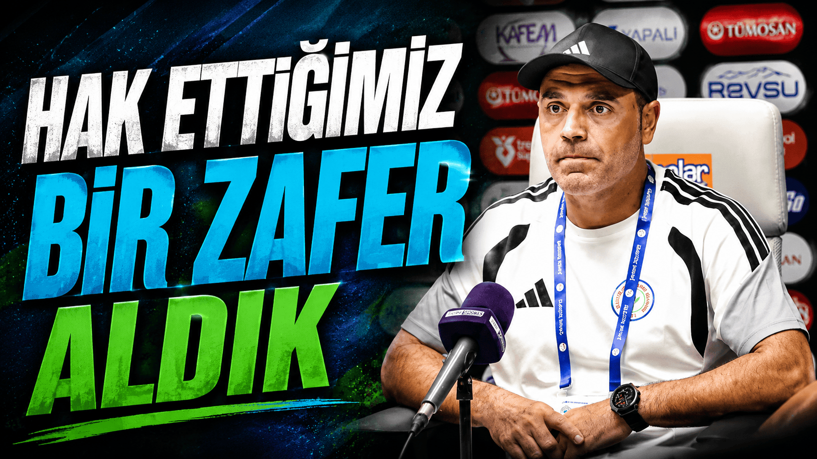 Çaykur Rizespor Yardımcı Antrenörü Ekrem Dağ, 1-0 kazanılan Konyaspor maçının