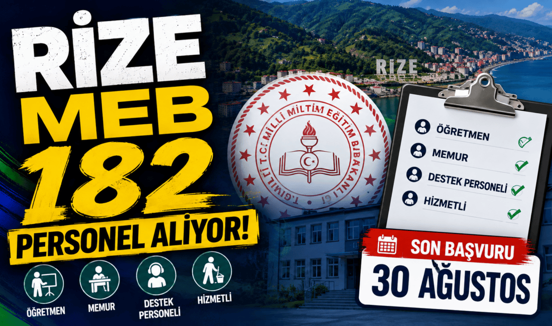 Meta Açıklaması (Description): Rize'de okulların bahçe bakımı ve çevre düzenlemesi