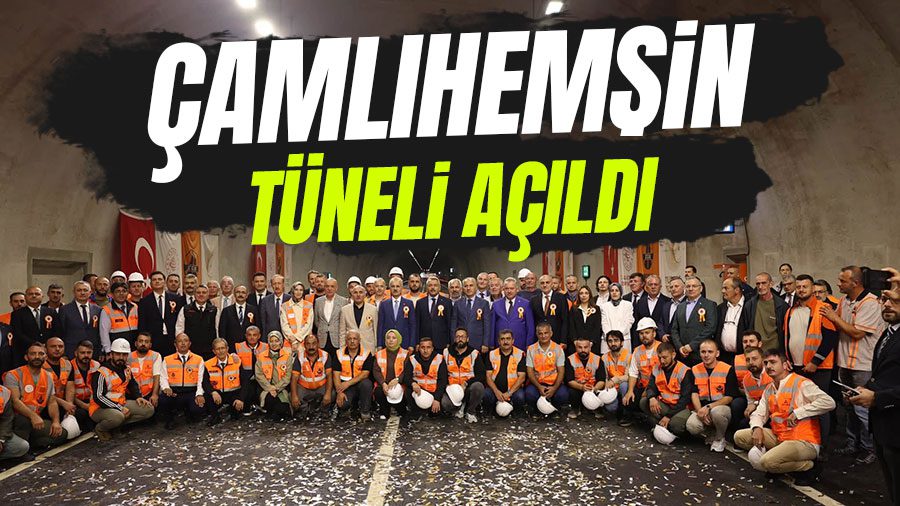 Çamlıhemşin Tüneli hizmete açıldı! Ayder Yaylası ulaşımını 20 dakika kısaltan