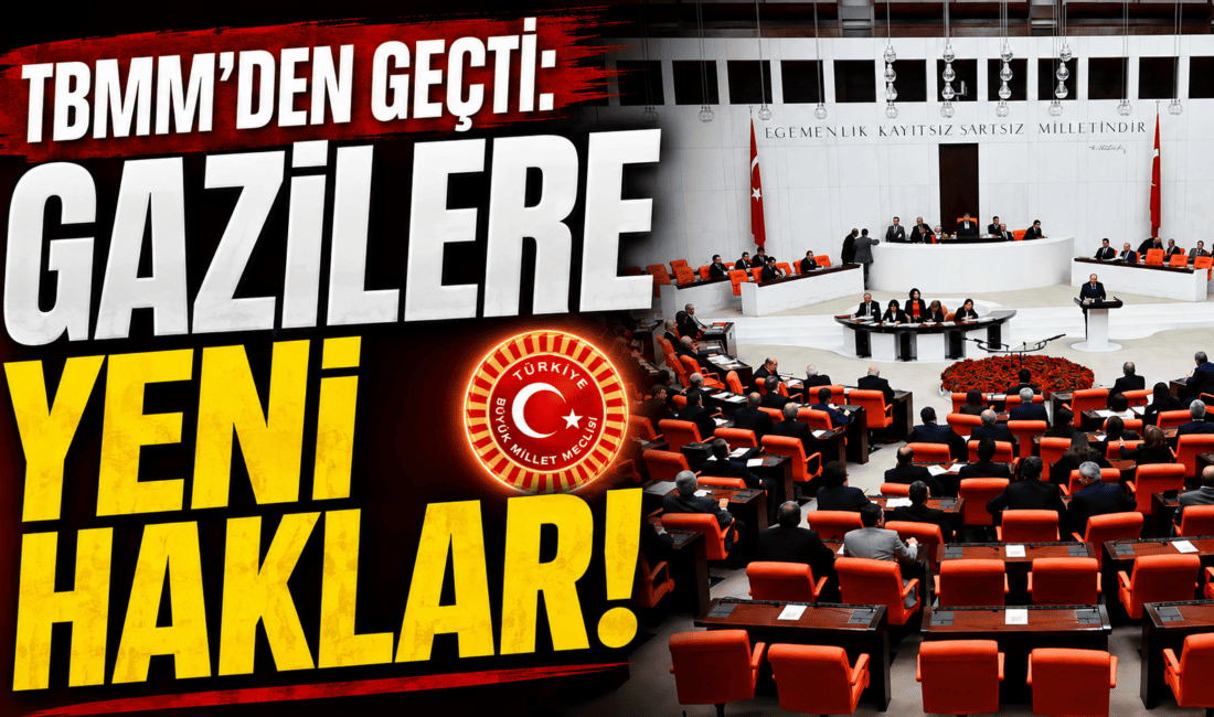 Şehit aileleri ve gazilerin özlük haklarını kapsayan kanun teklifi TBMM
