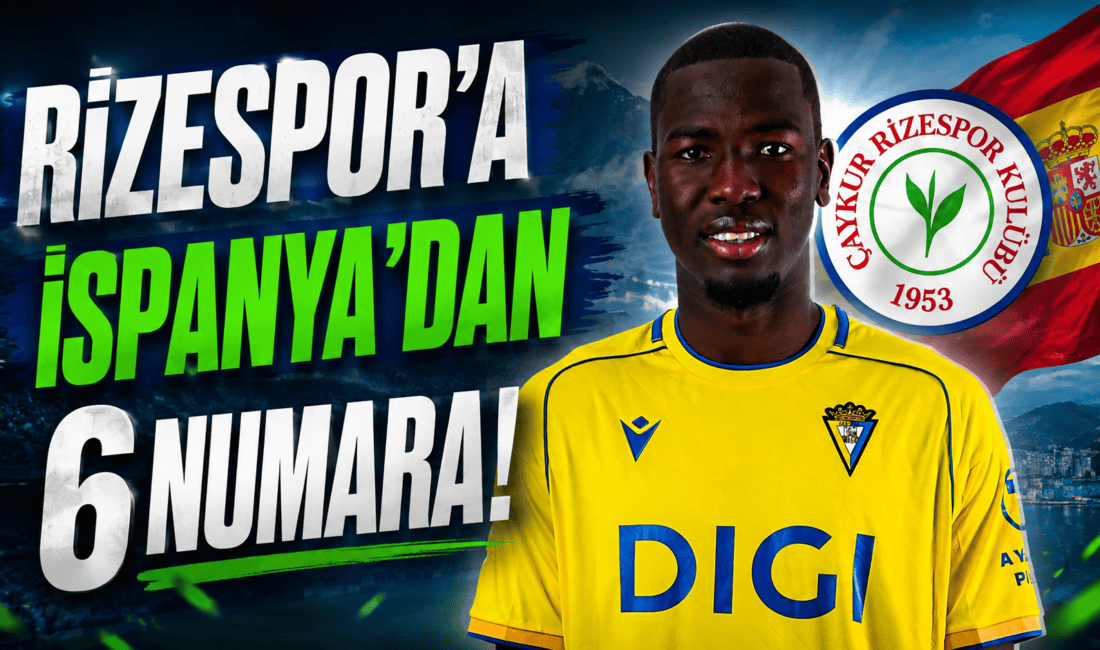Çaykur Rizespor, Cadiz'de forma giyen Malili ön libero Moussa Diakité'nin