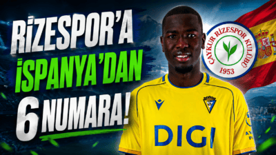 Çaykur Rizespor, Cadiz'de forma giyen Malili ön libero Moussa Diakité'nin
