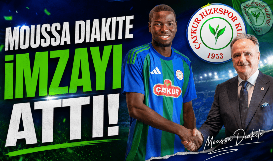 Çaykur Rizespor, Cadiz'in 2003 doğumlu Malili orta sahası Moussa Diakite'yi