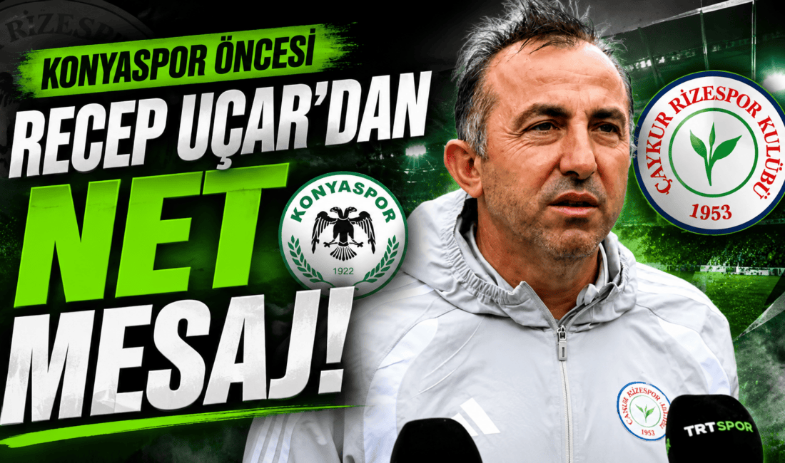 Çaykur Rizespor Teknik Direktörü Recep Uçar, Konyaspor maçı öncesi değerlendirmelerde