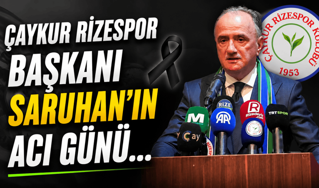 Çaykur Rizespor Başkanı Ali Zeki Saruhan'ın kuzeni Orhan Saruhan'ın eşi