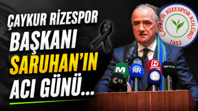 Çaykur Rizespor Başkanı Ali Zeki Saruhan'ın kuzeni Orhan Saruhan'ın eşi