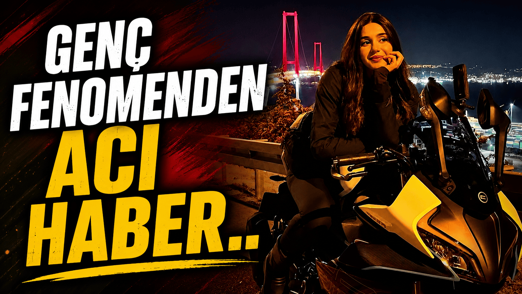 İstanbul'da geçirdiği motosiklet kazası sonucu ağır yaralanan genç sosyal medya
