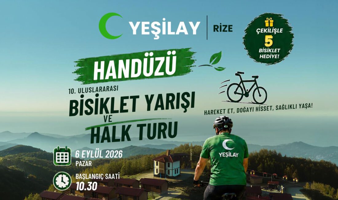 Yeşilay Rize 10. Uluslararası Handüzü Bisiklet Festivali 6 Eylül Pazar