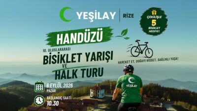 Yeşilay Rize 10. Uluslararası Handüzü Bisiklet Festivali 6 Eylül Pazar