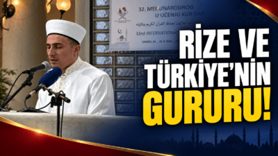 Rizeli genç kurra hafız Abdullah Karali, Hırvatistan'da düzenlenen 32. Avrupa