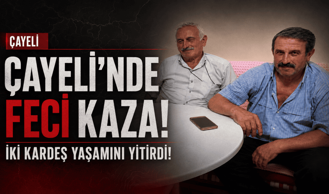 Rize’nin Çayeli ilçesine bağlı Yavuzlar Köyü’nde kontrolden çıkarak yuvarlanan araçta