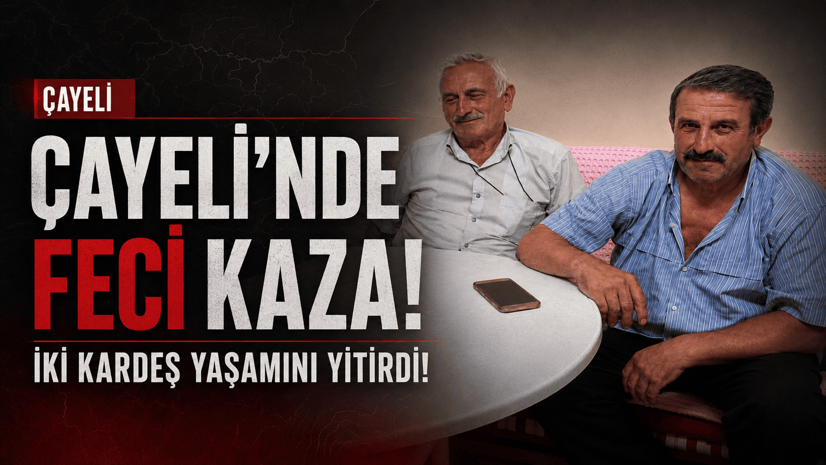 Rize’nin Çayeli ilçesine bağlı Yavuzlar Köyü’nde kontrolden çıkarak yuvarlanan araçta