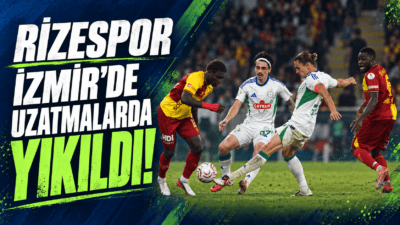 Trendyol Süper Lig’de Çaykur Rizespor, Göztepe deplasmanından 2-2’lik beraberlikle döndü.