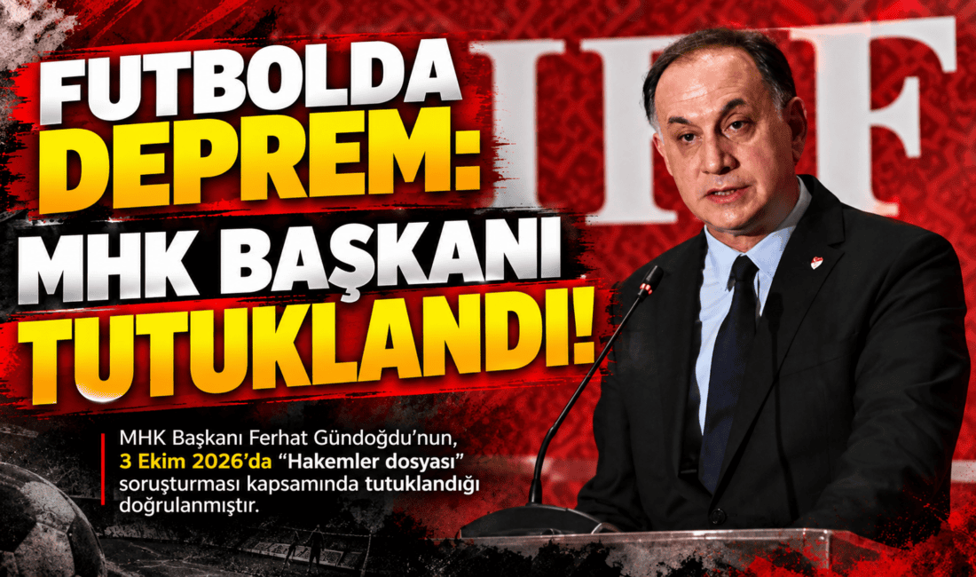 İstanbul merkezli yürütülen "Hakemler dosyası" soruşturmasında son dakika gelişmesi: MHK