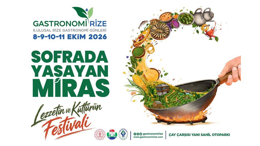 Rize, 8-11 Ekim 2026 tarihleri arasında gastronomi, kültür ve eğlenceyi