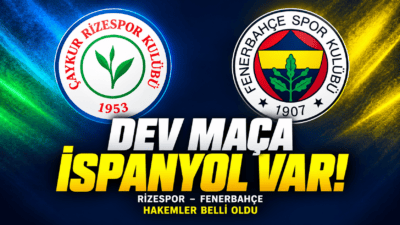 Trendyol Süper Lig 7. haftasındaki dev Çaykur Rizespor - Fenerbahçe