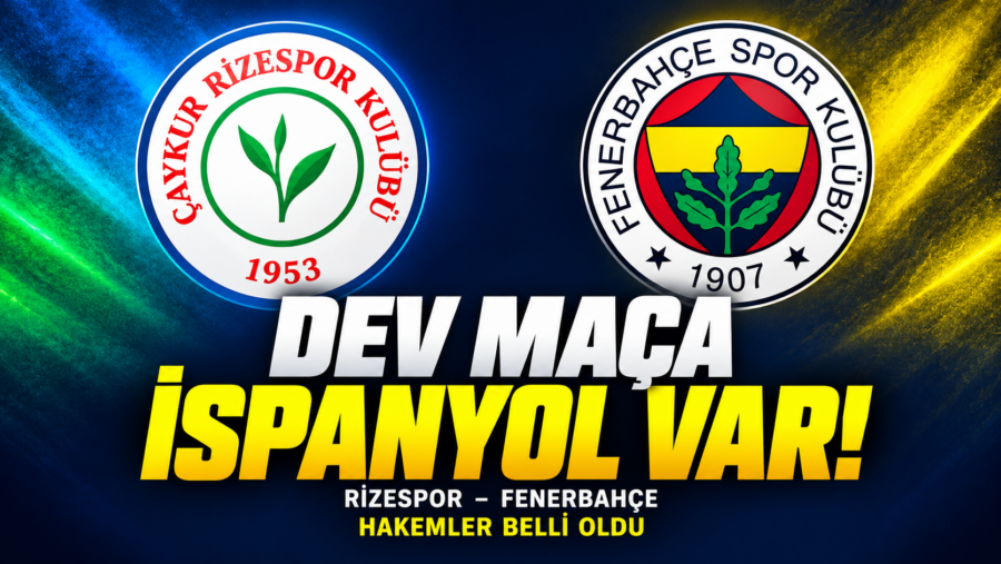 Trendyol Süper Lig 7. haftasındaki dev Çaykur Rizespor - Fenerbahçe