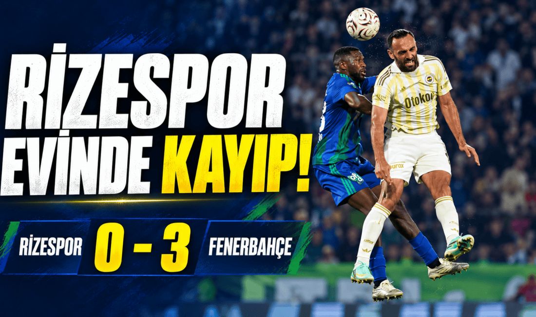 Trendyol Süper Lig’in 7. haftasında sahasında Fenerbahçe’yi konuk eden Çaykur