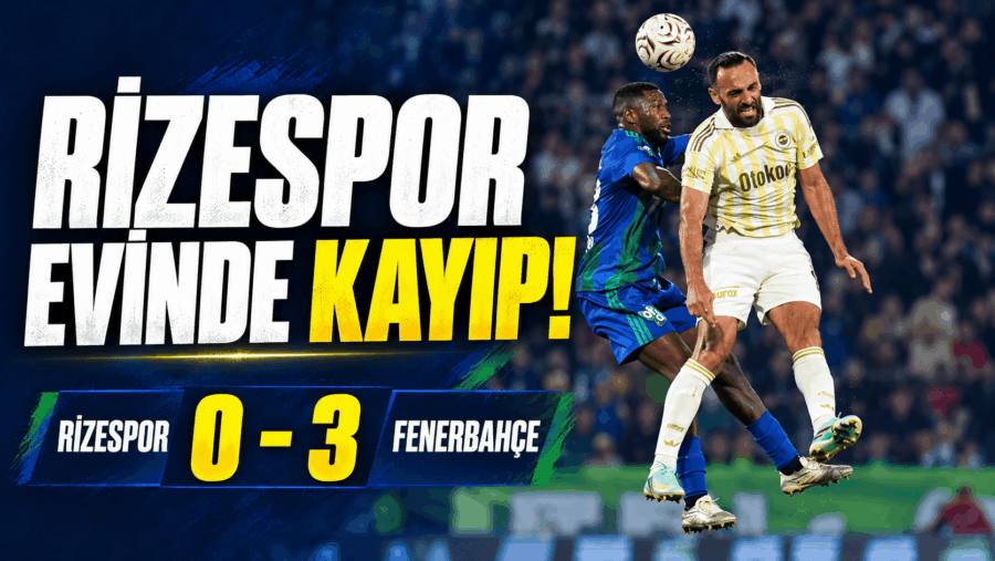 Trendyol Süper Lig’in 7. haftasında sahasında Fenerbahçe’yi konuk eden Çaykur