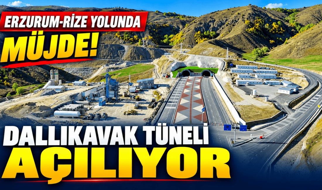 Ulaştırma ve Altyapı Bakanı Abdulkadir Uraloğlu, Erzurum-Rize Yolu üzerindeki çift
