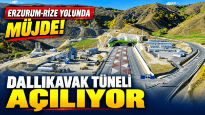 Ulaştırma ve Altyapı Bakanı Abdulkadir Uraloğlu, Erzurum-Rize Yolu üzerindeki çift