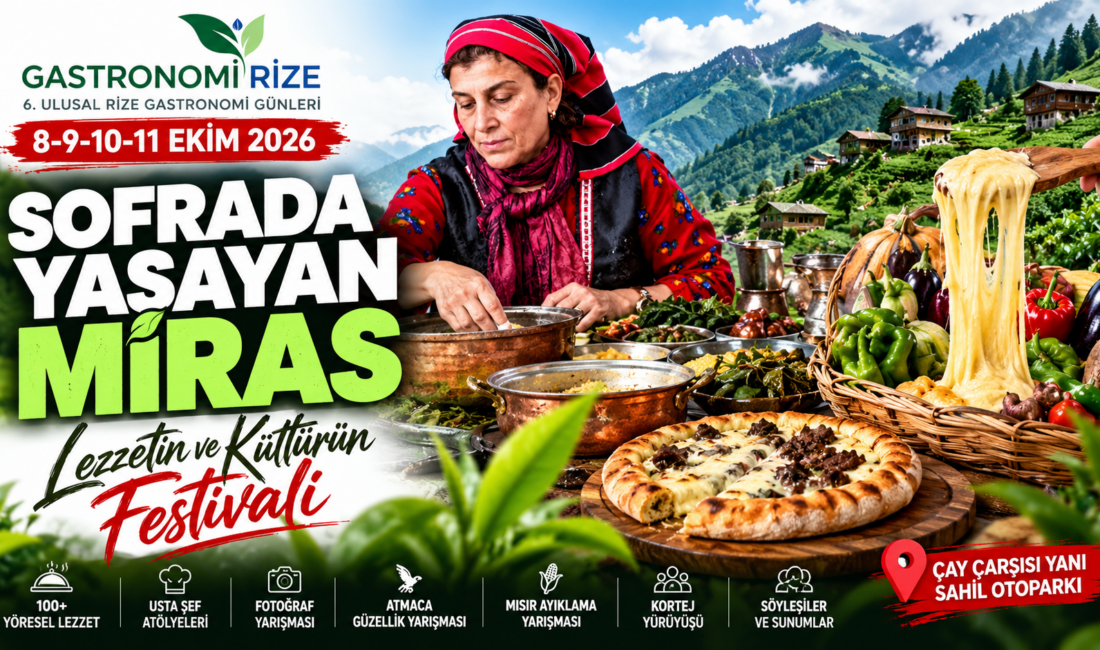 Rize’nin zengin mutfak kültürü, lezzetli geleneksel tarifleri ve yöresel değerleri