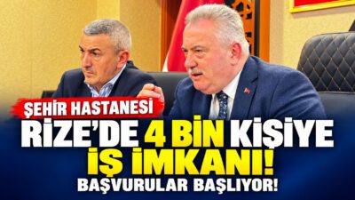 AK Parti Rize İl Başkanı Katmer Müjdeyi Verdi: Şehir Hastanesi’ne