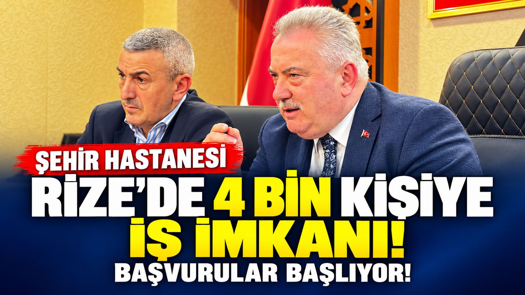 AK Parti Rize İl Başkanı Katmer Müjdeyi Verdi: Şehir Hastanesi’ne