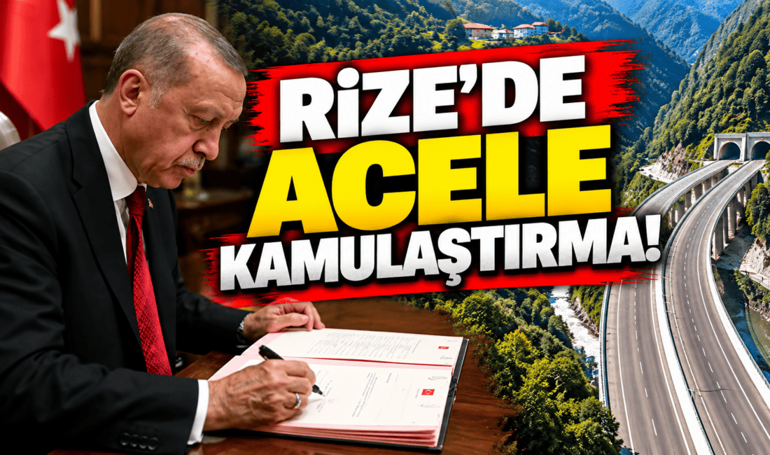 Cumhurbaşkanı Erdoğan’ın imzasıyla yayımlanan karara göre, Rize’deki İyidere Ayrımı-İkizdere-İspir Yolu