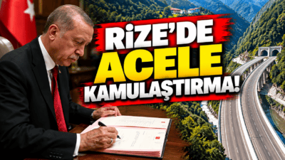 Cumhurbaşkanı Erdoğan’ın imzasıyla yayımlanan karara göre, Rize’deki İyidere Ayrımı-İkizdere-İspir Yolu