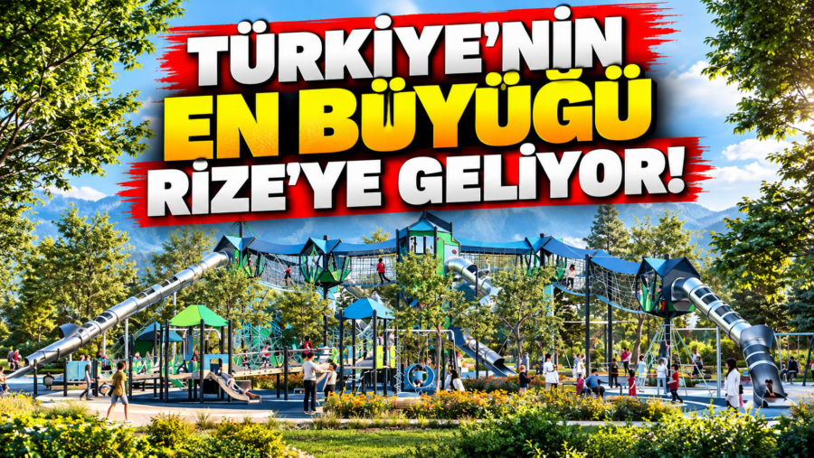 Rize Belediye Başkanı Rahmi Metin, Rize Millet Bahçesi içerisinde yapımı