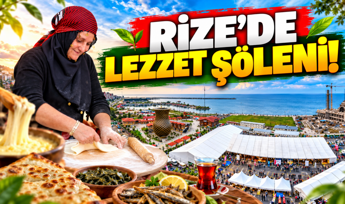 Rize'nin 12 ilçesinden 123 farklı yöresel lezzetin buluştuğu 6. Ulusal