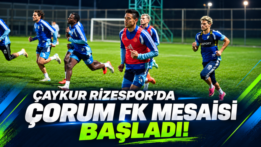Trendyol Süper Lig’in 8. haftasında deplasmanda Arca Çorum FK ile